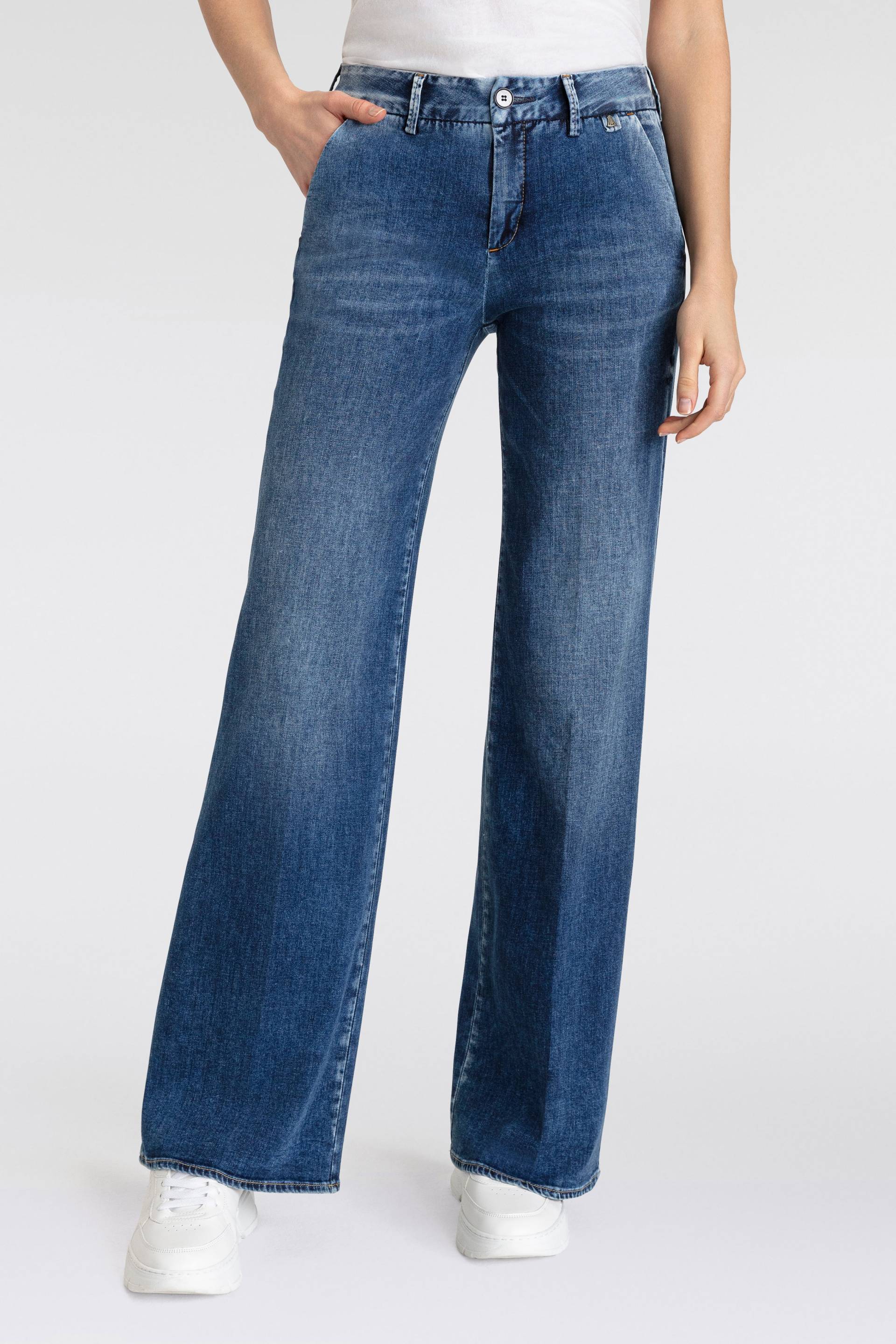 Herrlicher Schlagjeans »Lovely Flared Recycled Light Denim« Herrlicher Schlagjeans »Lovely Flared Recycled Light Denim« von Herrlicher