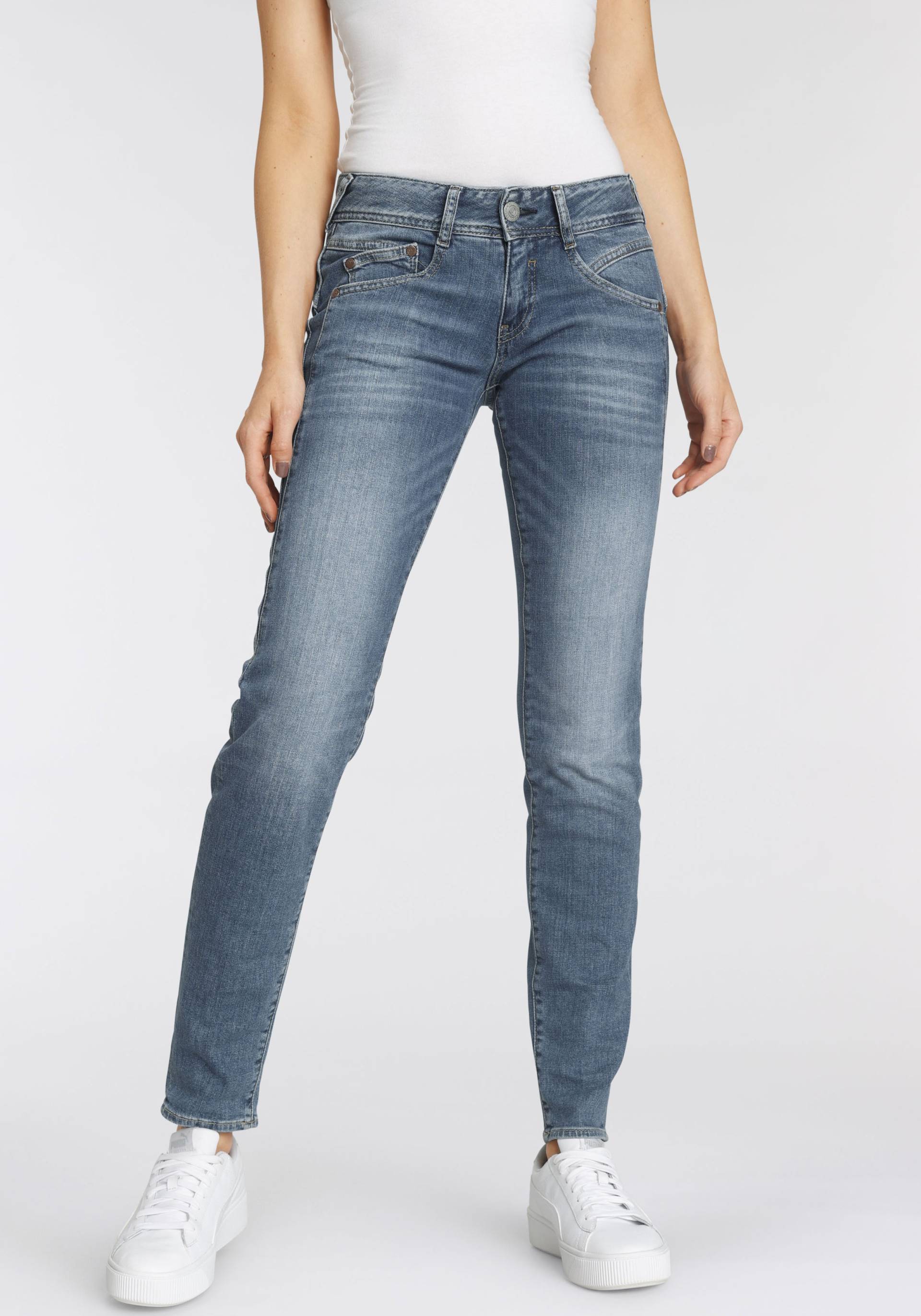 Herrlicher Slim-fit-Jeans »GINA RECYCLED DENIM« von Herrlicher