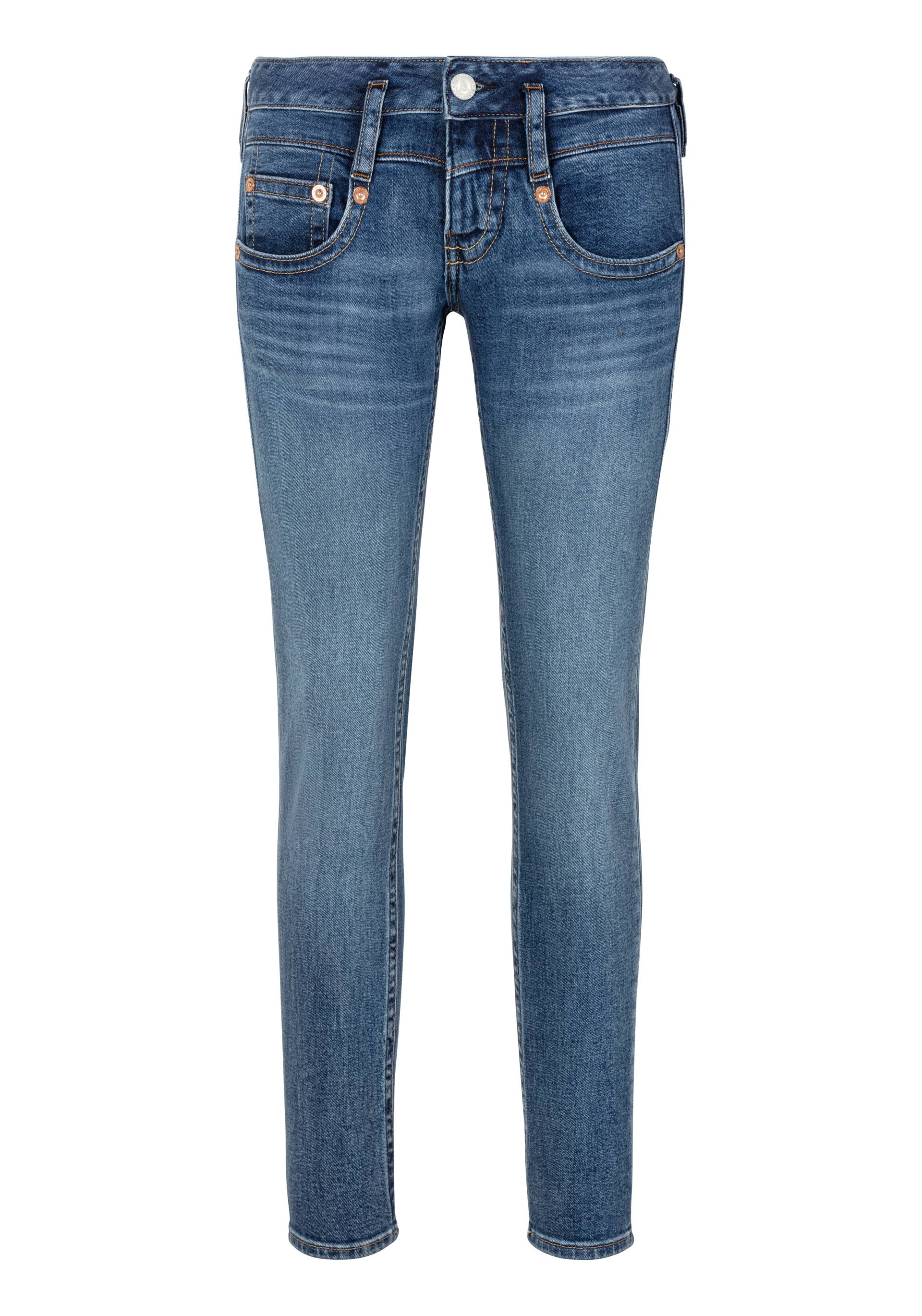 Herrlicher Slim-fit-Jeans »Pitch Slim Denim Stretch«, mit niedriger Taille von Herrlicher