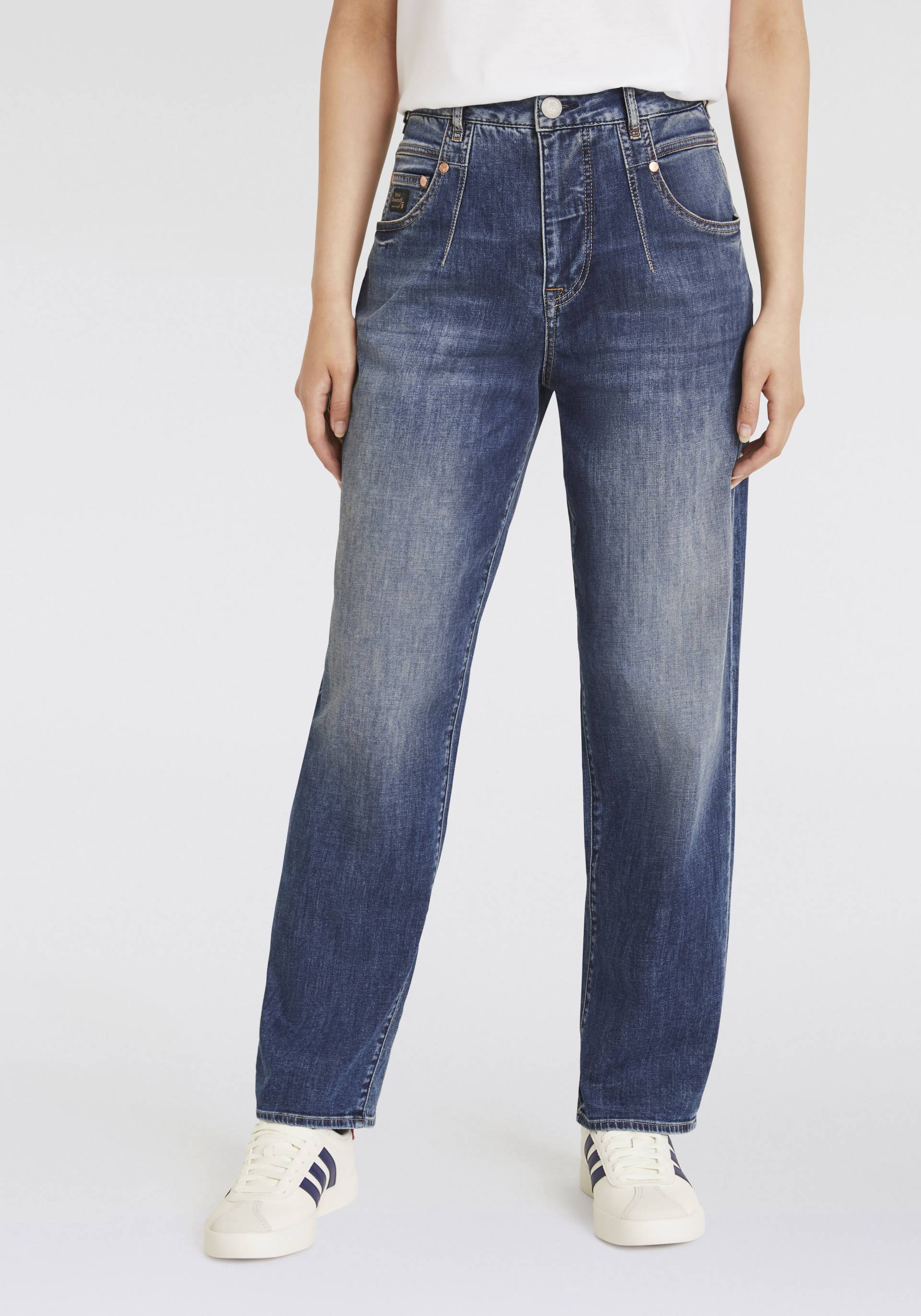 Herrlicher Straight-Jeans »Brooke Recycled Denim Light«, krempelbar von Herrlicher