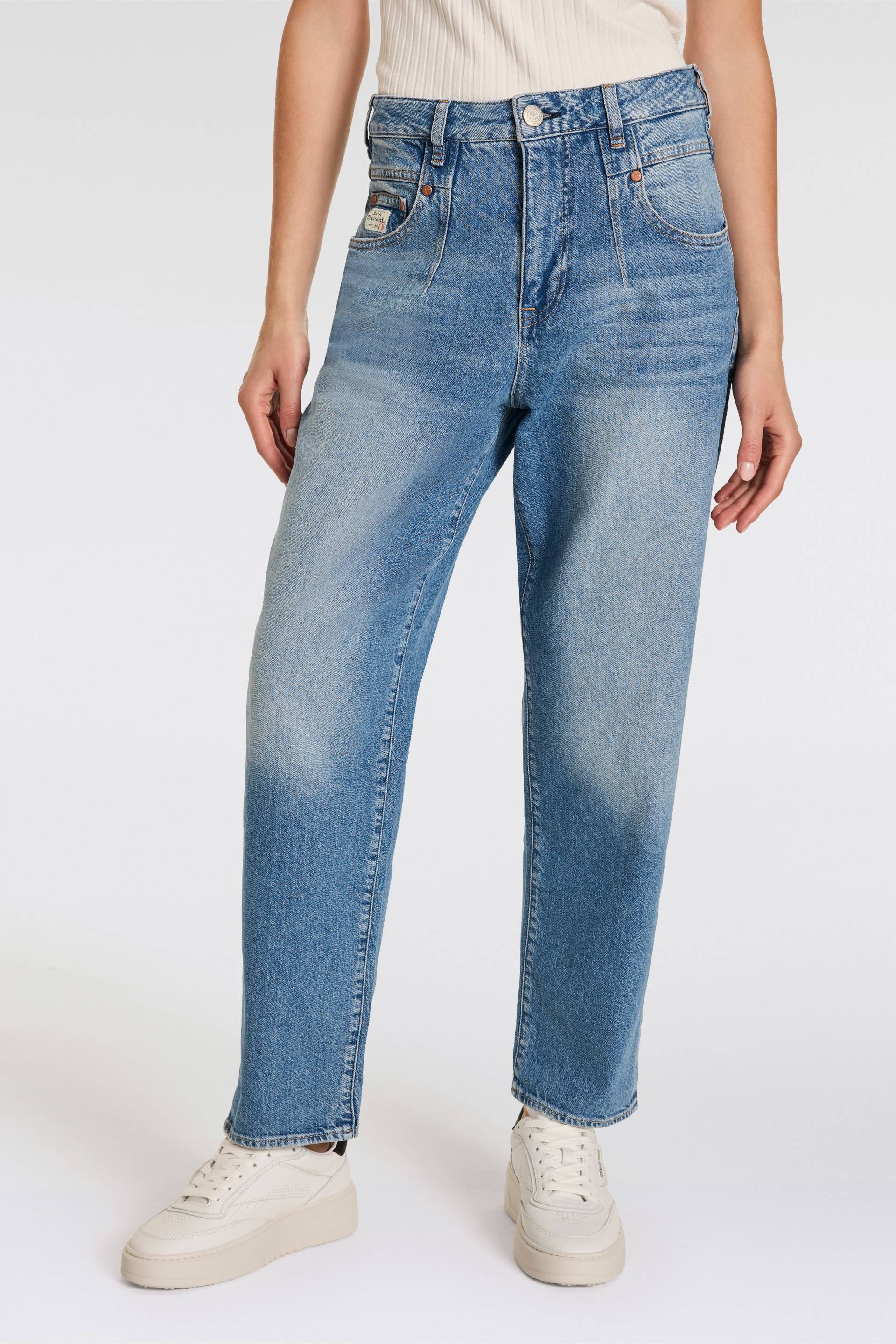 Herrlicher Straight-Jeans »Brooke Recycled Denim Light«, krempelbar von Herrlicher