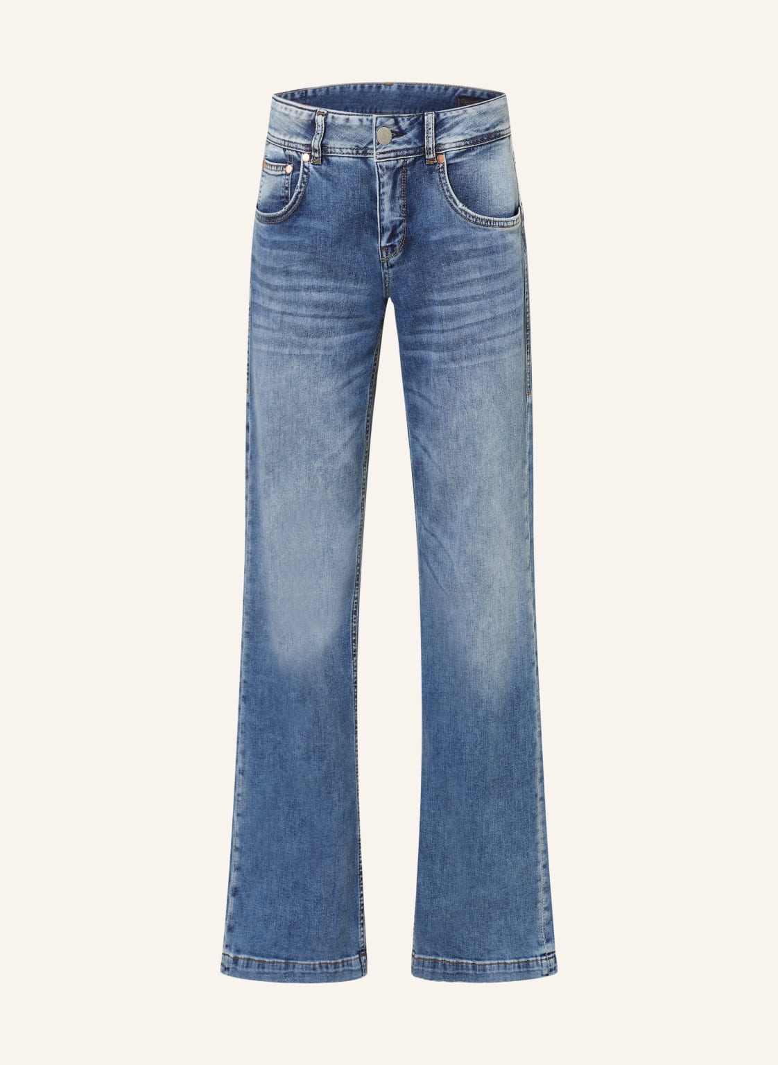 Herrlicher Straight Jeans Edna blau von Herrlicher