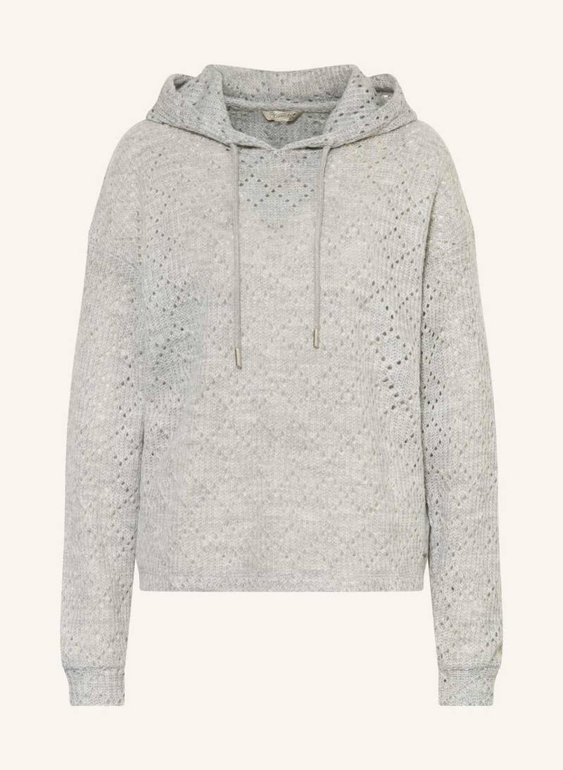 Herrlicher Strick-Hoodie Heaven grau von Herrlicher