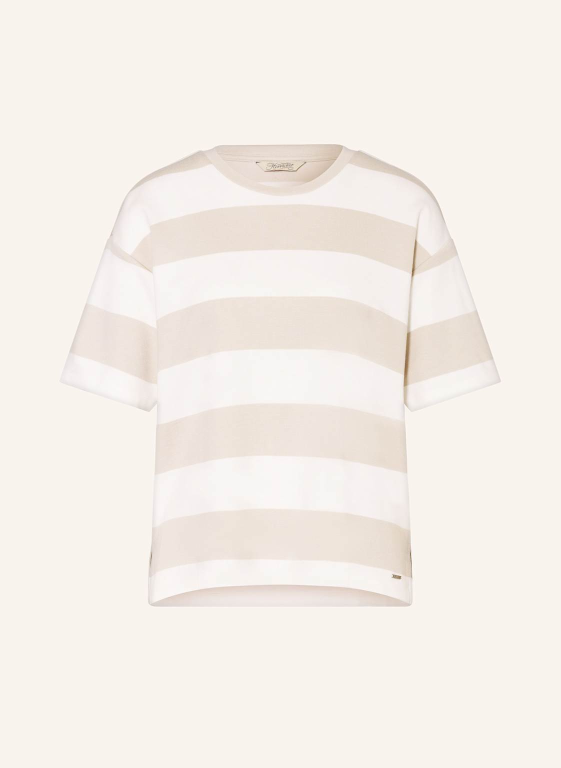 Herrlicher T-Shirt Stinella Striped weiss von Herrlicher