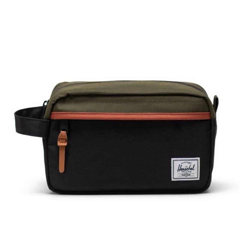 Chapter - Travel Kit in Black/Ivy Green/Chutney von Herschel