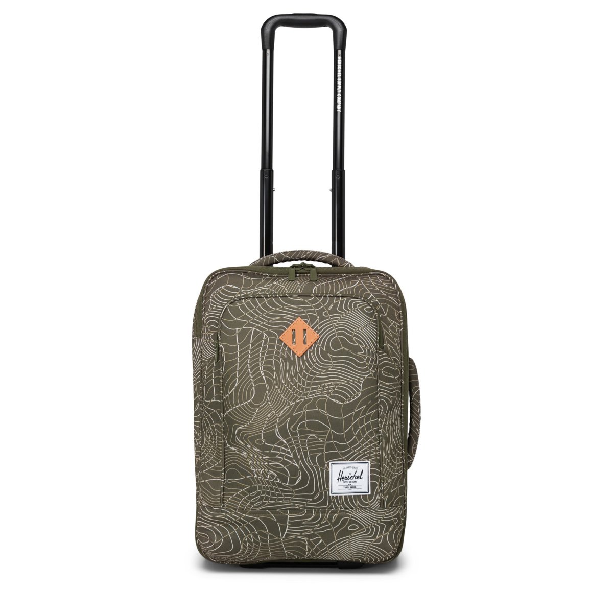 Heritage - Softshell Large Carry On Trolley in Ivy Green Topography von Herschel