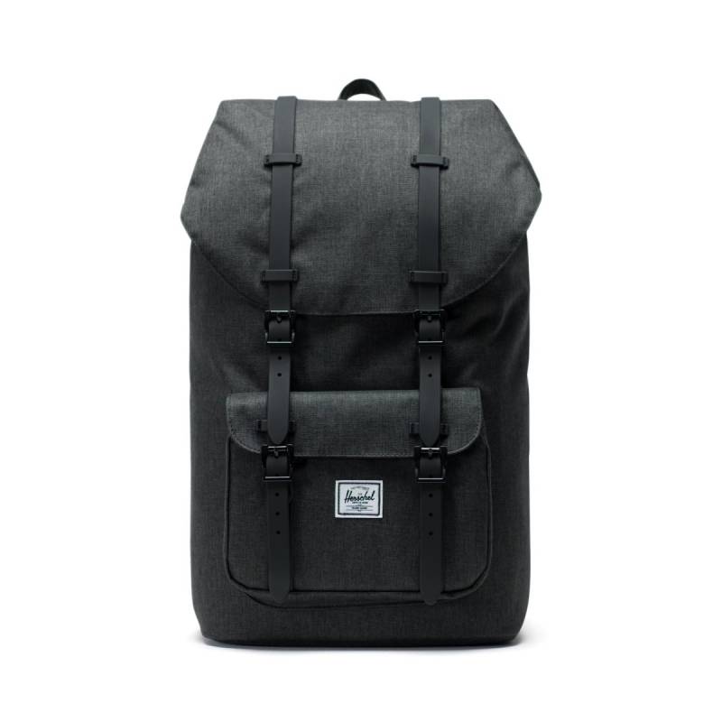 Little America - Rucksack 25L in Crosshatch/ Schwarz von Herschel