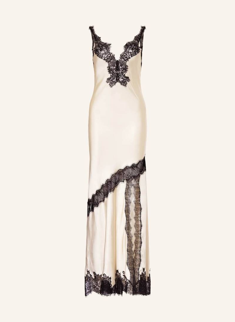 Herskind Satinkleid Nelly Mit Spitze beige von Herskind