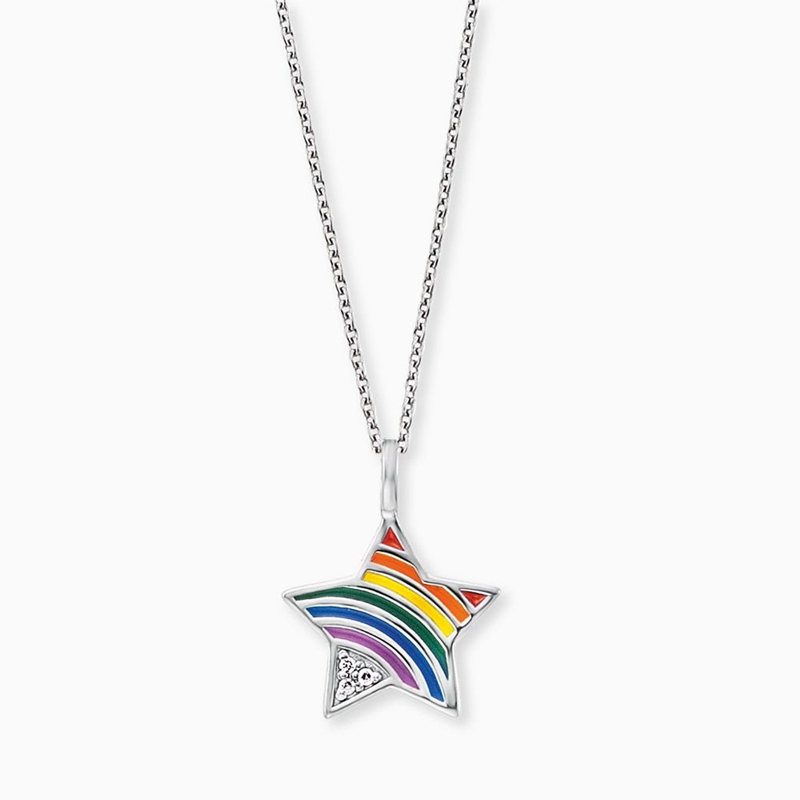 Herzengel HEN-STAR-RAINBOW Kinder Halskette von Herzengel