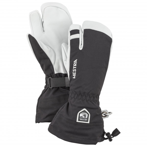 Hestra - Army Leather Heli Ski 3 Finger - Handschuhe Gr 10 grau von Hestra