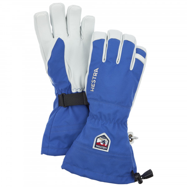 Hestra - Army Leather Heli Ski 5 Finger - Handschuhe Gr 11 blau von Hestra