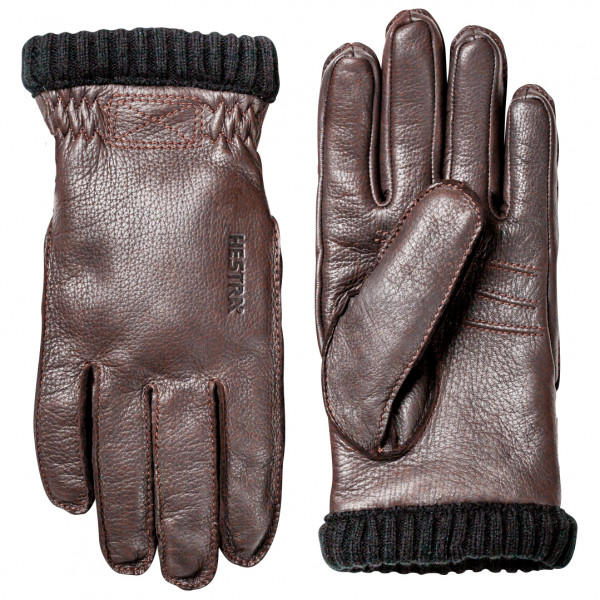 Hestra - Deerskin Primaloft Rib - Handschuhe Gr 11 braun von Hestra