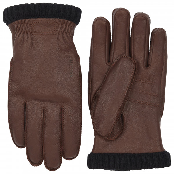 Hestra - Deerskin Primaloft Rib - Handschuhe Gr 7;8;9 braun;grau von Hestra