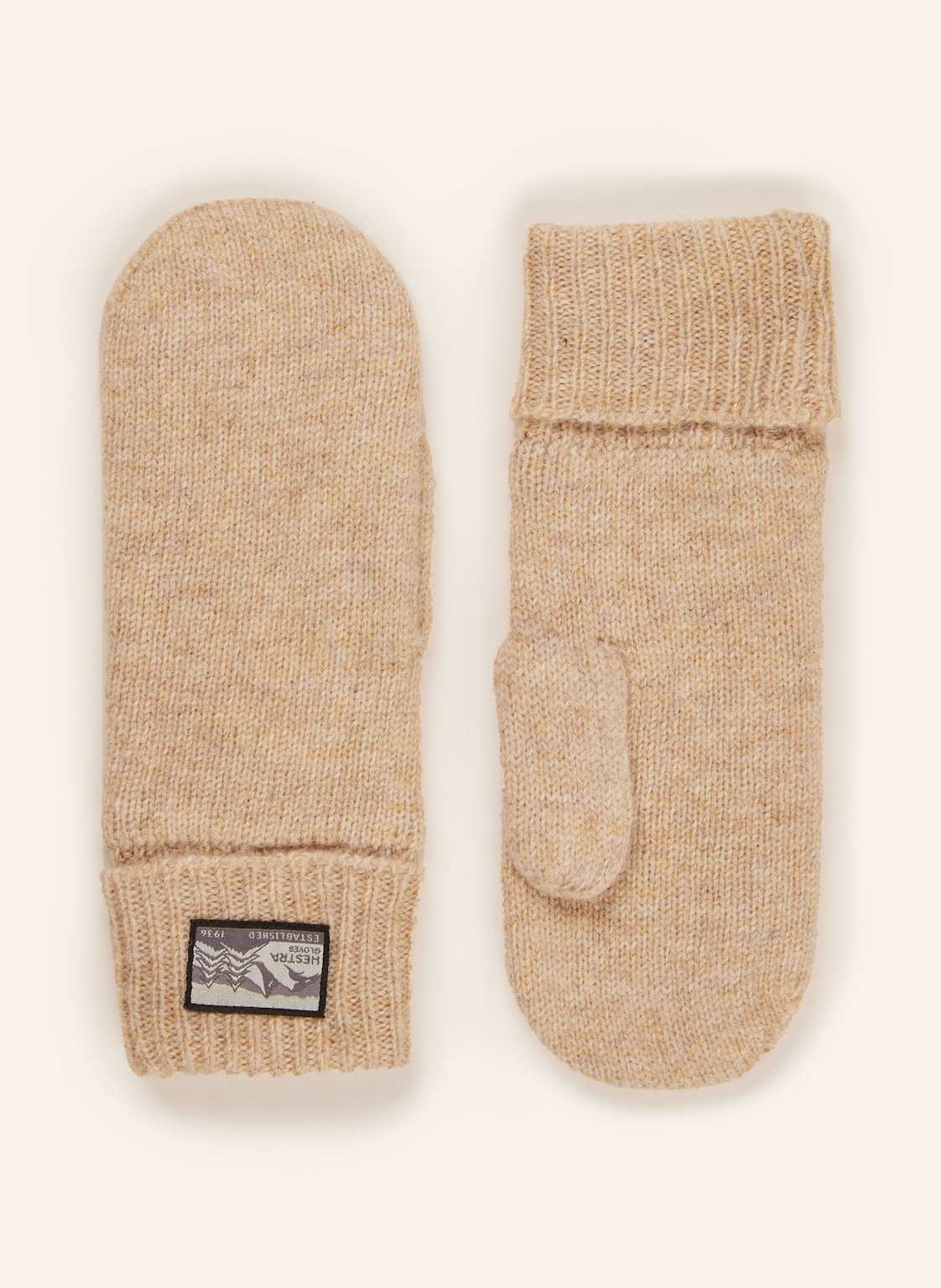 Hestra Fäustlinge Raggwool Mitt beige von Hestra