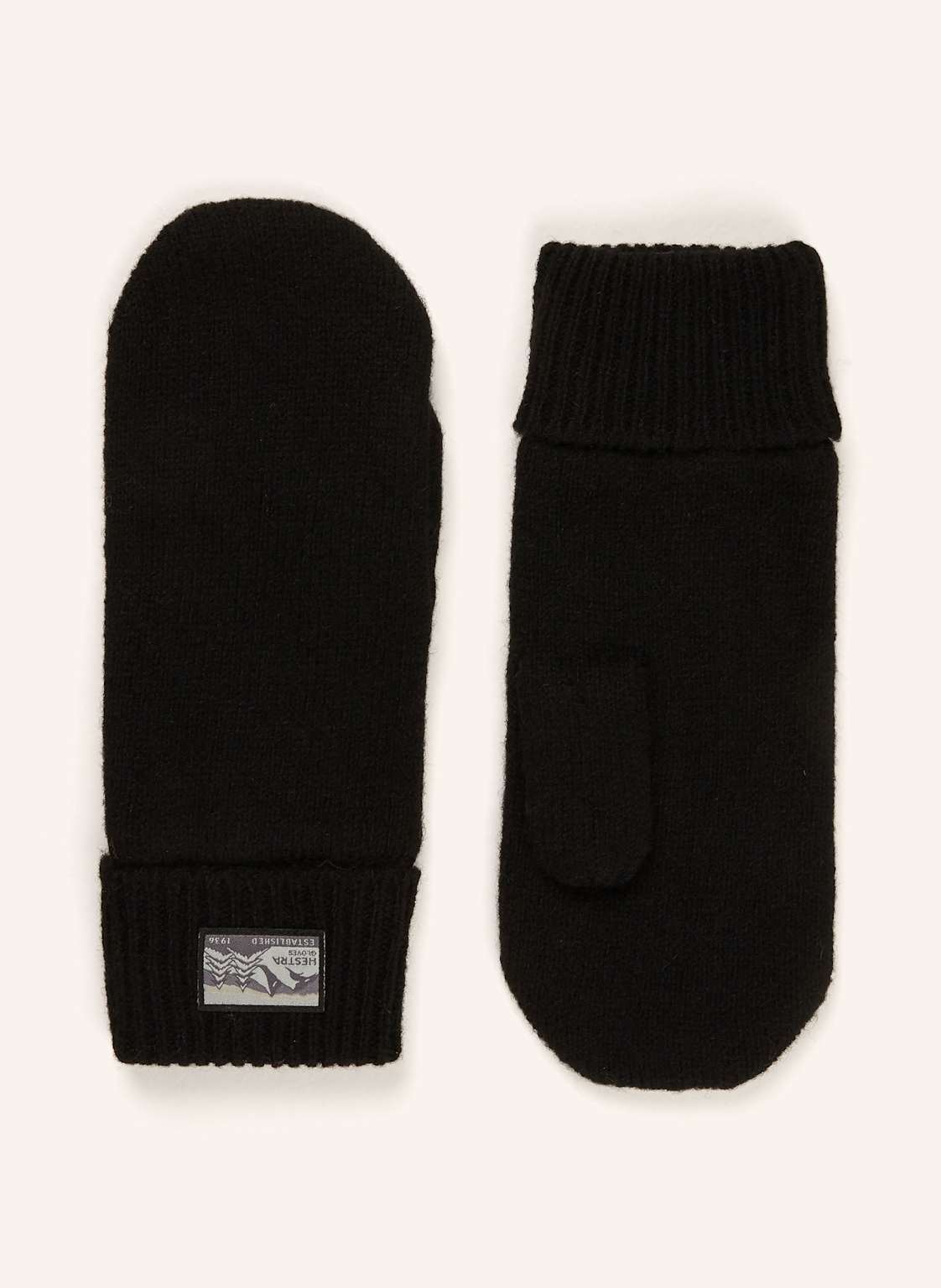 Hestra Fäustlinge Raggwool Mitt schwarz Hestra Fäustlinge Raggwool Mitt schwarz von Hestra