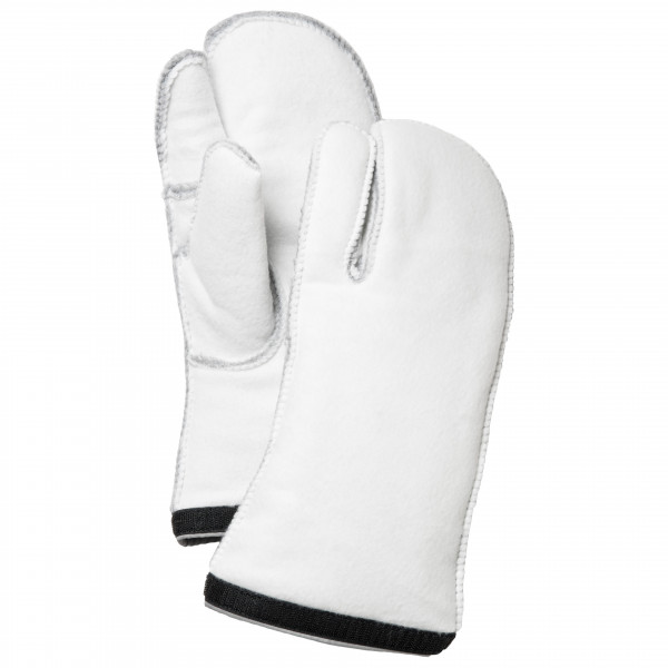 Hestra - Heli Ski Liner 3 Finger - Handschuhe Gr 12;6;7;8 weiß von Hestra