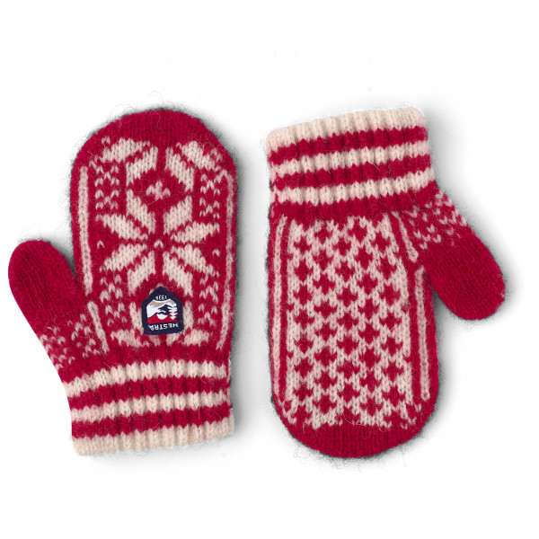 Hestra - Kid's Nordic Mitt - Handschuhe Gr 0 rot von Hestra