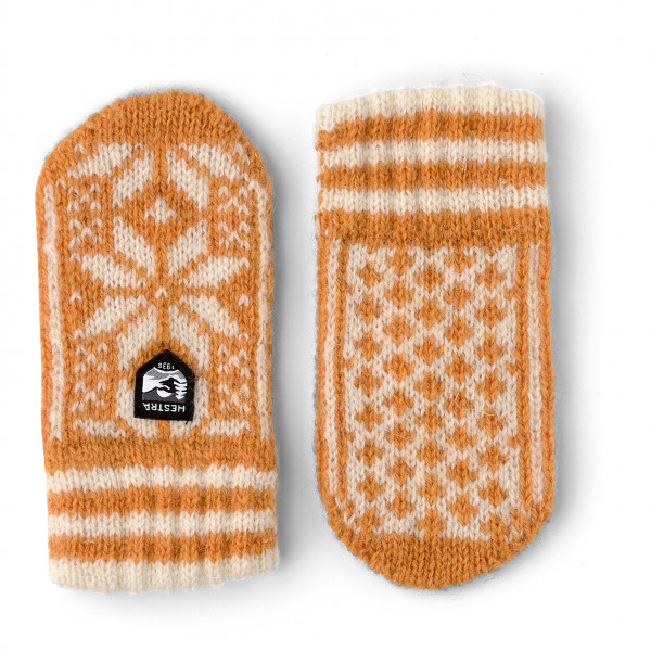 Hestra - Kid's Nordic Mitt - Handschuhe Gr 2 orange/beige von Hestra