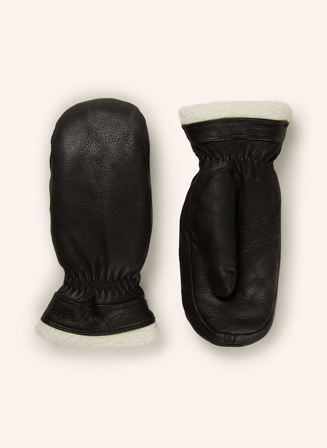 Hestra Lederhandschuhe Boda Mitt schwarz Hestra Lederhandschuhe Boda Mitt schwarz von Hestra