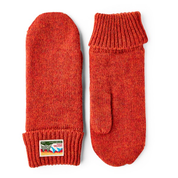 Hestra - Raggwool Mitt - Handschuhe Gr 6 rot von Hestra