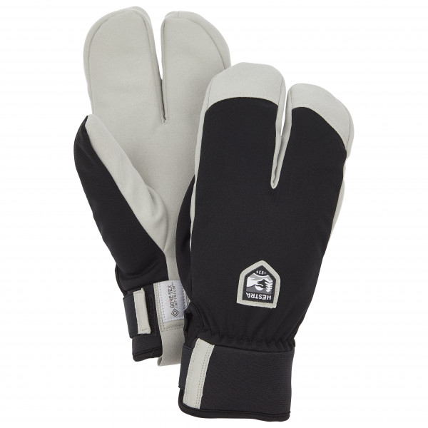 Hestra - W.S. Wool Terry Split Mitt - Handschuhe Gr 7 schwarz/grau von Hestra