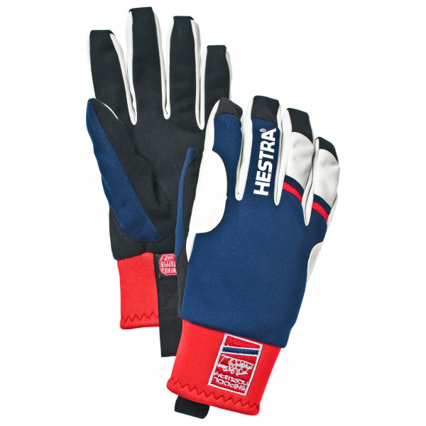 Hestra - Windstopper Race Tracker 5 Finger - Handschuhe Gr 10 blau von Hestra