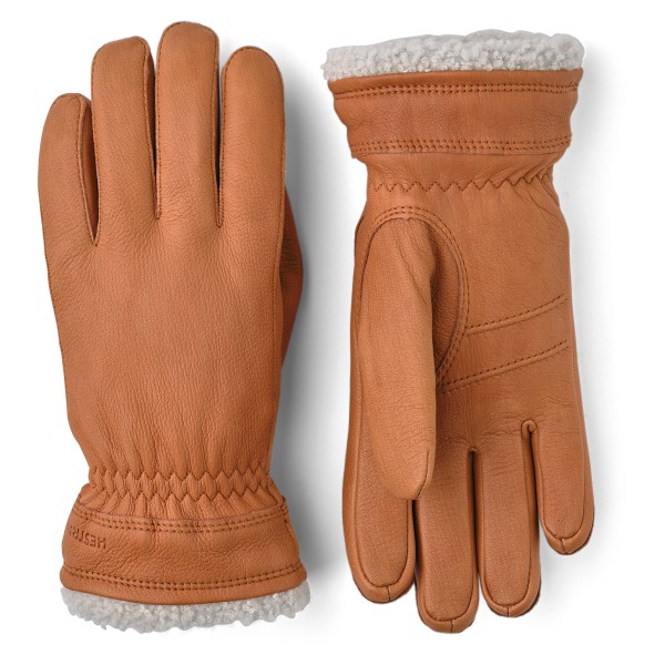 Hestra - Women's Buvika Deerskin - Handschuhe Gr 6;7 braun;grau;orange/braun von Hestra