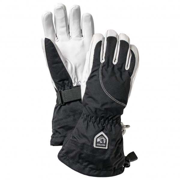 Hestra - Women's Heli Ski 5 Finger - Handschuhe Gr 5 schwarz/grau von Hestra