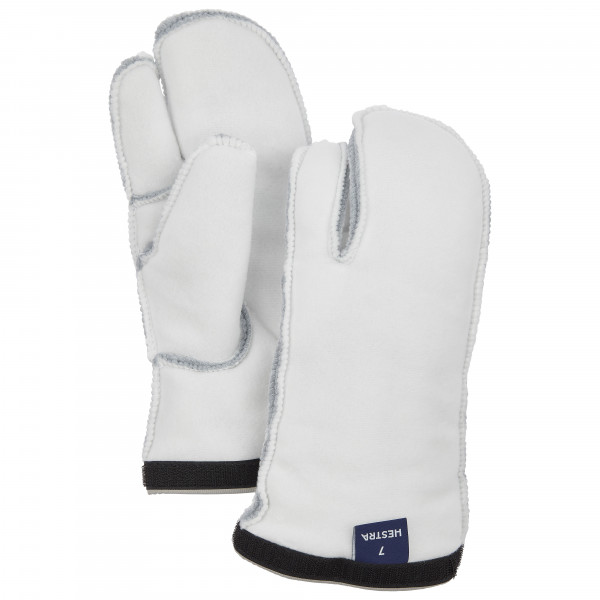 Hestra - Women's Heli Ski Liner 3 Finger - Handschuhe Gr 6 grau/weiß von Hestra