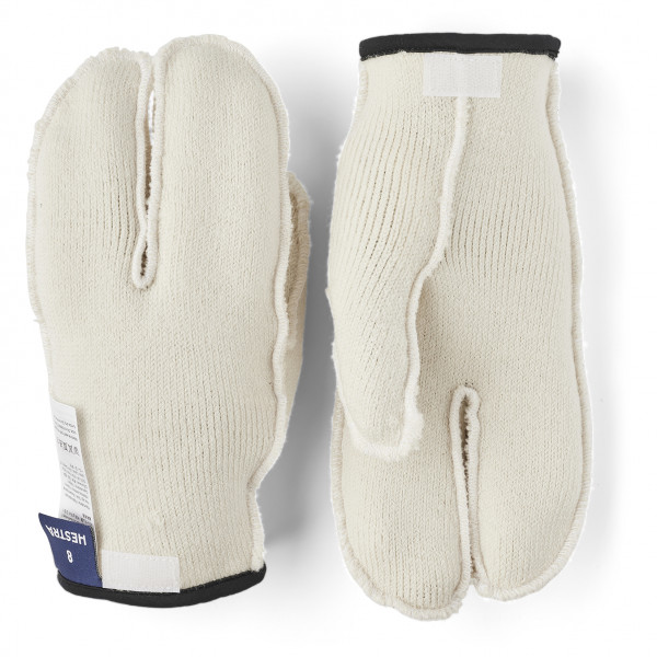 Hestra - Wool Terry Split Mitt Liner - Handschuhe Gr 6;9 beige von Hestra