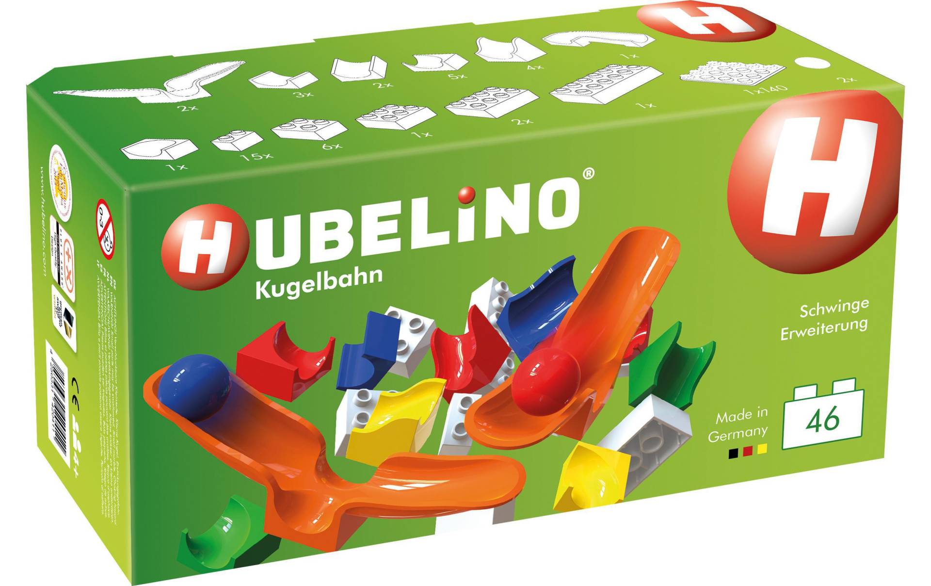 HUBELINO Kugelbahn »Schwingen Ergänzung«, ABS-Plastik von HUBELINO