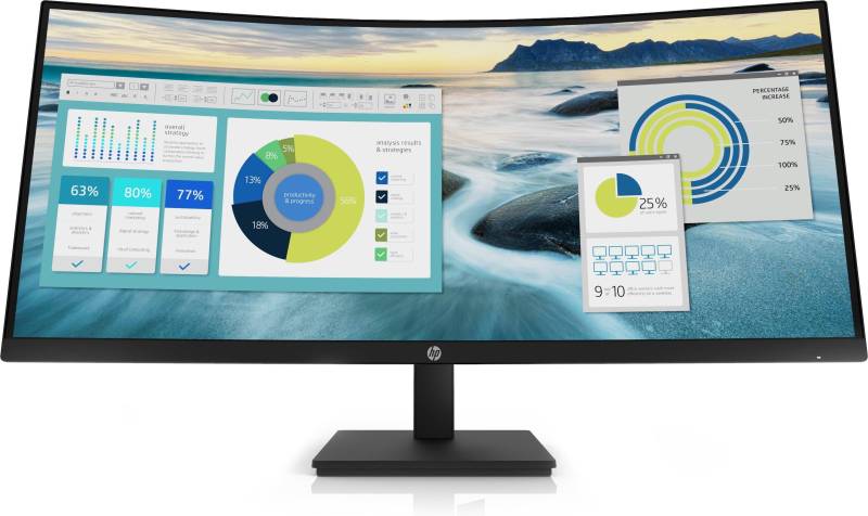 P34hc G4 86,4 cm (34 Zoll) 3440 x 1440 Pixel Quad HD LED Schwarz von Hewlett-Packard