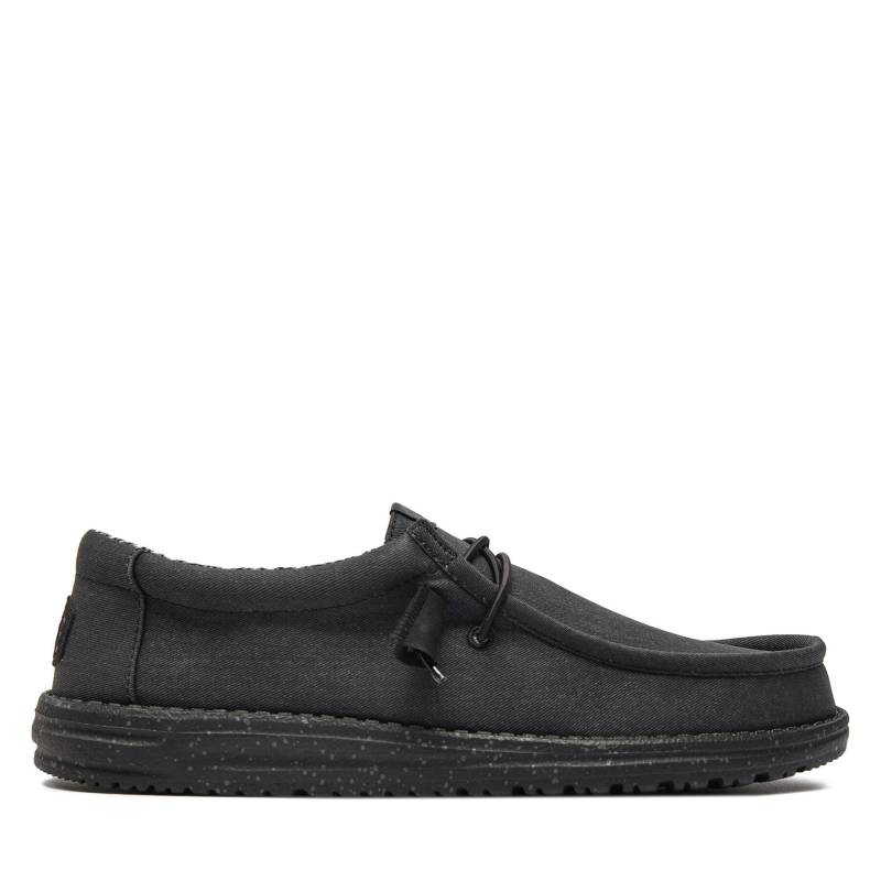 Halbschuhe Hey Dude Wally Canvas 4070-060 Schwarz von Hey Dude