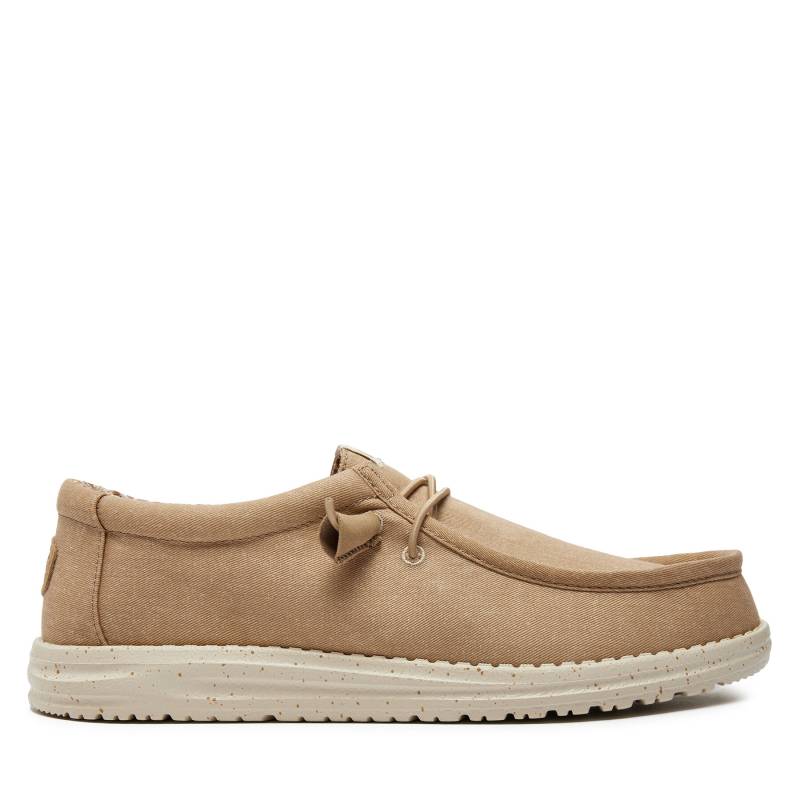 Mokassins Hey Dude Wally Canvas 40700-256 Beige von Hey Dude