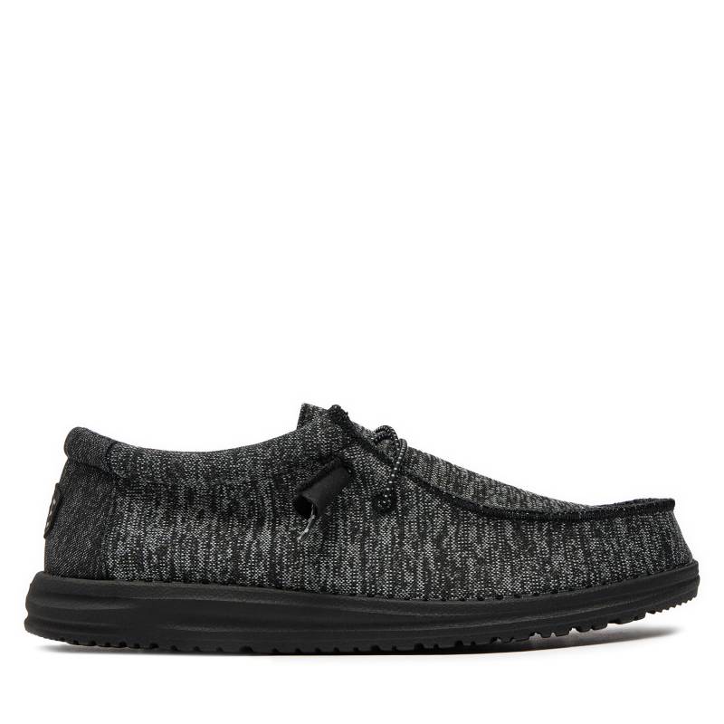 Mokassins Hey Dude Wally Sport Knit 40536-060 Schwarz von Hey Dude