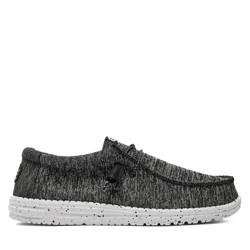 Mokassins Hey Dude Wally Sport Knit 40536-066 Schwarz von Hey Dude