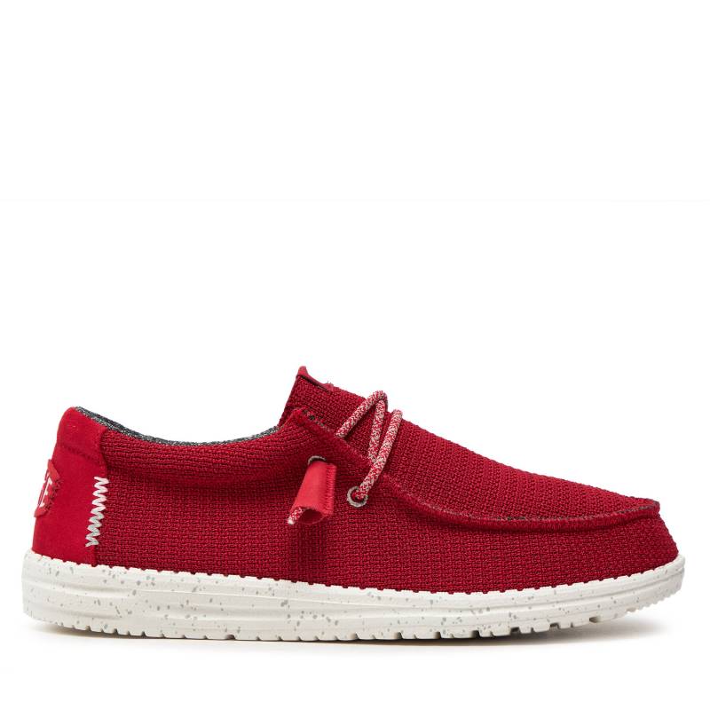 Mokassins Hey Dude Wally Sport Mesh 40403-6W2 Rot von Hey Dude