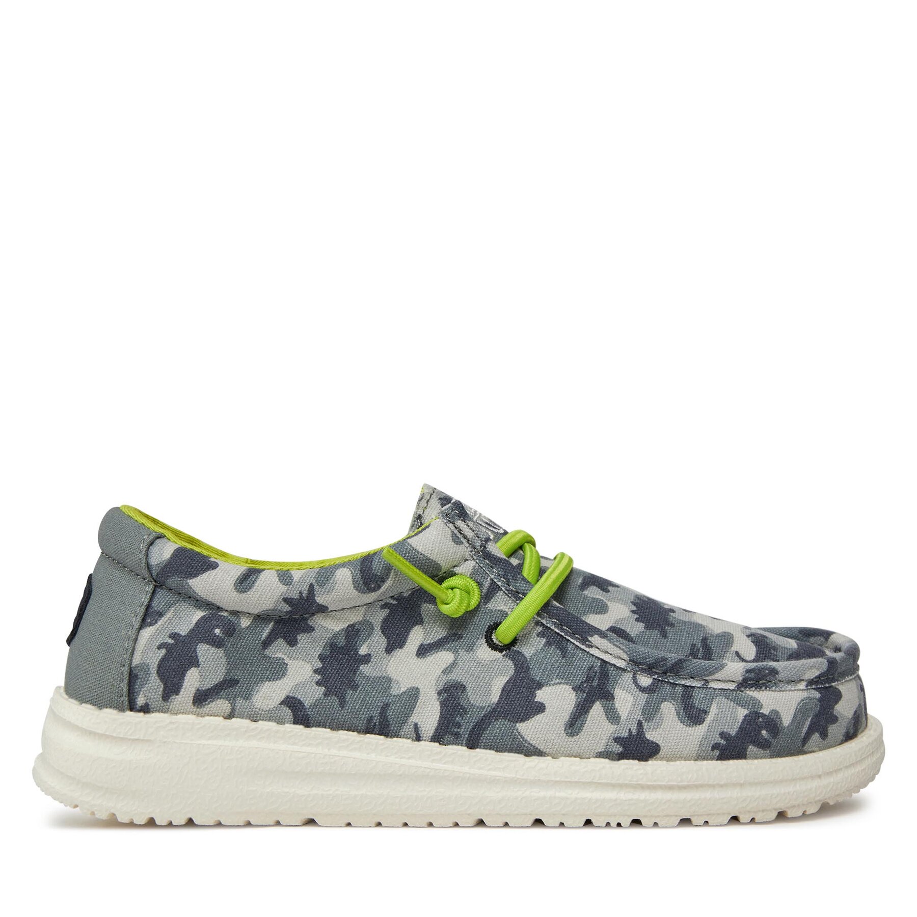 Halbschuhe Hey Dude Wally Youth Camodino 40043-425 Grau von Hey Dude