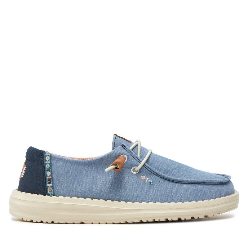 Halbschuhe Hey Dude Wendy Chambray Boho 40729-425 Blau von Hey Dude