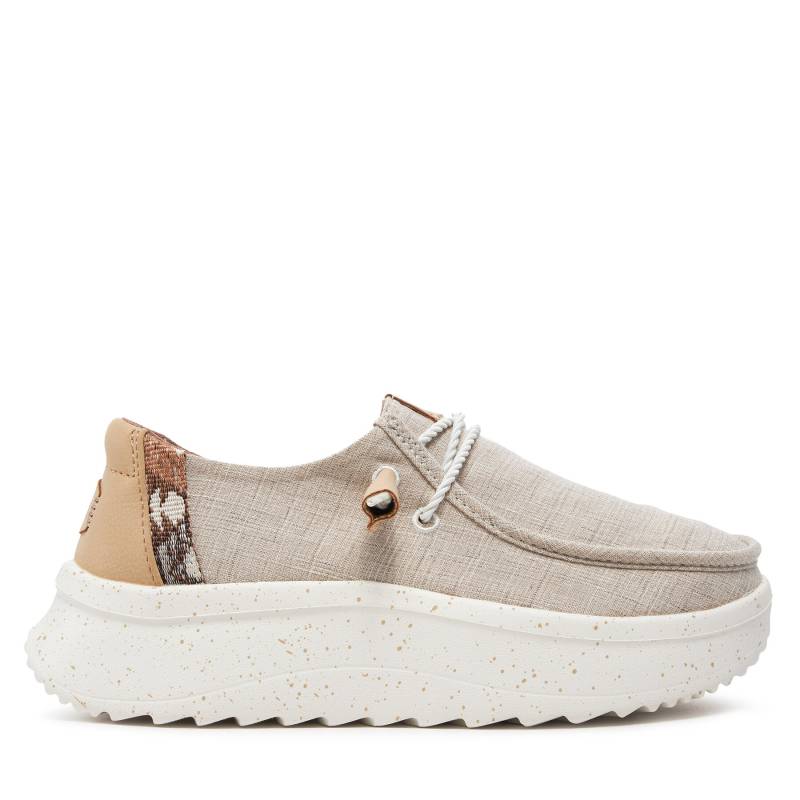 Halbschuhe Hey Dude Wendy Peak Woven 40413-106 Beige von Hey Dude