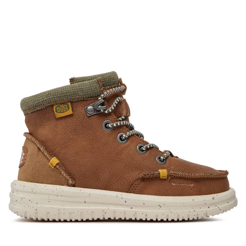 Schnürschuhe Hey Dude Bradley Boot Youth 40269-267 Braun von Hey Dude