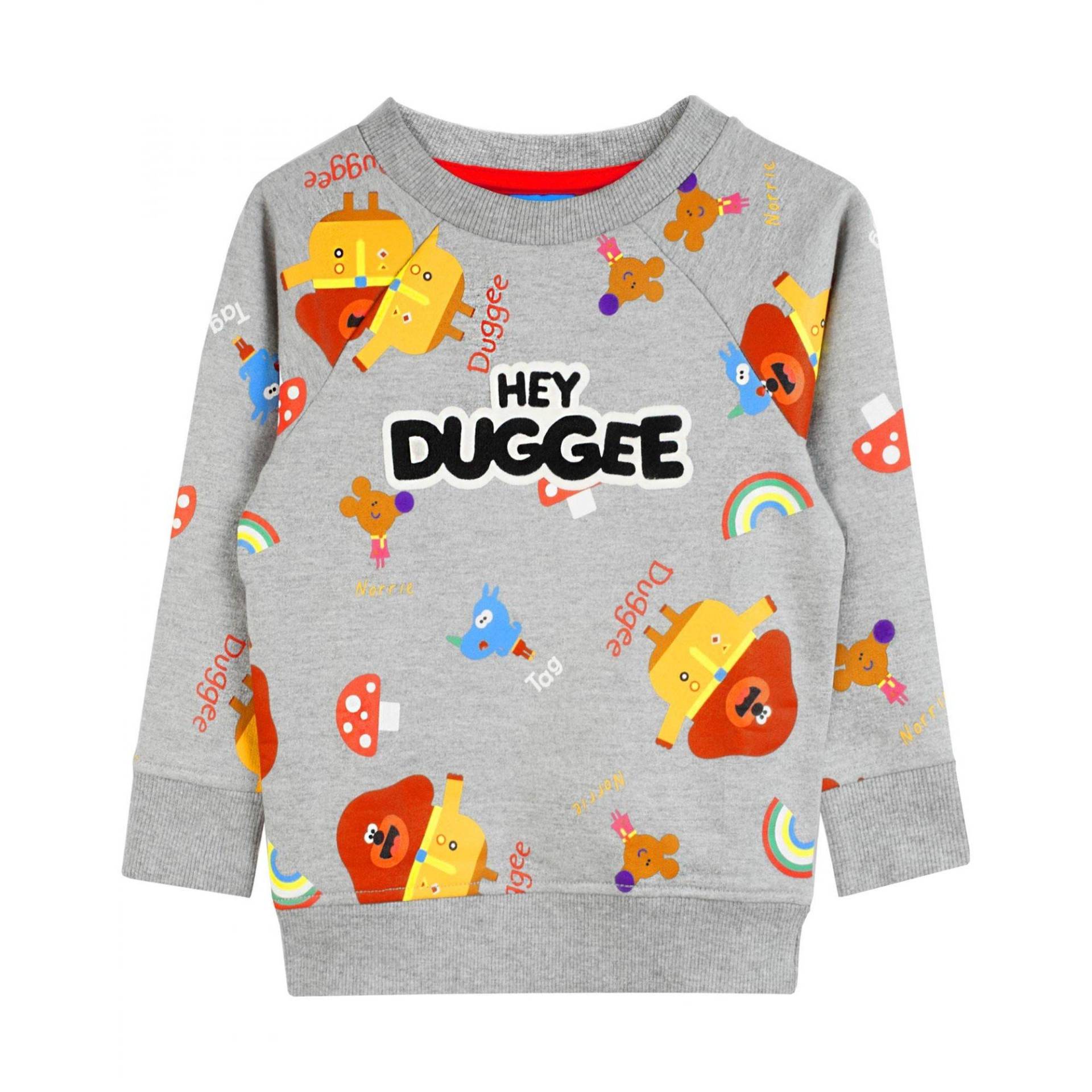 Squirrel Club Sweatshirt Jungen Grau 116 von Hey Duggee