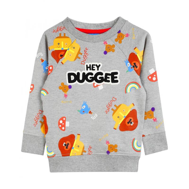 Squirrel Club Sweatshirt Jungen Grau 104 von Hey Duggee