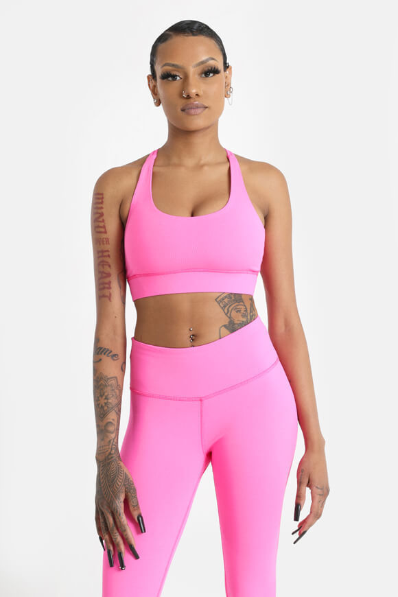 Hey Honey Sport-Bralette | Neon Pink | Damen  | L von Hey Honey