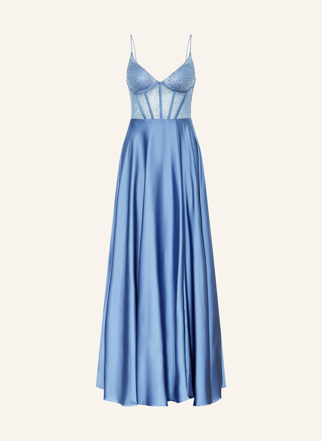 Hey Kyla Abendkleid Mit Schmucksteinen blau Hey Kyla Abendkleid Mit Schmucksteinen blau von Hey Kyla