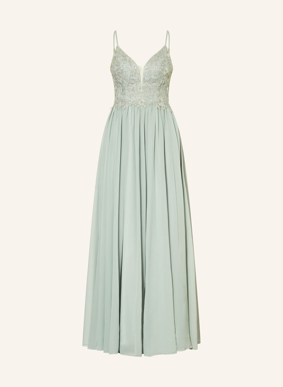 Hey Kyla Abendkleid Mit Spitze Und Schmuckperlen gruen Hey Kyla Abendkleid Mit Spitze Und Schmuckperlen gruen von Hey Kyla