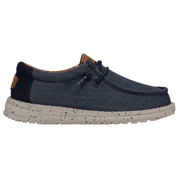 HeyDude - Kid's Wally Washed Canvas - Sneaker Gr 32 blau von HeyDude