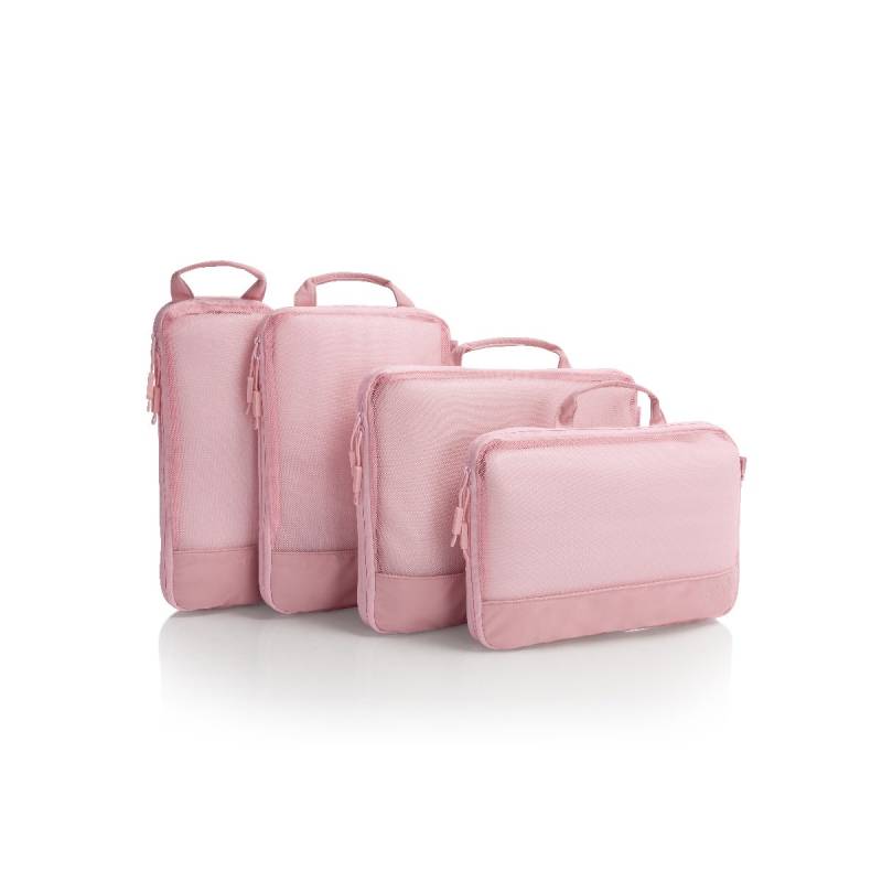 EcoTex - 4pc Kompressionspackwürfel Set in Pink von Heys