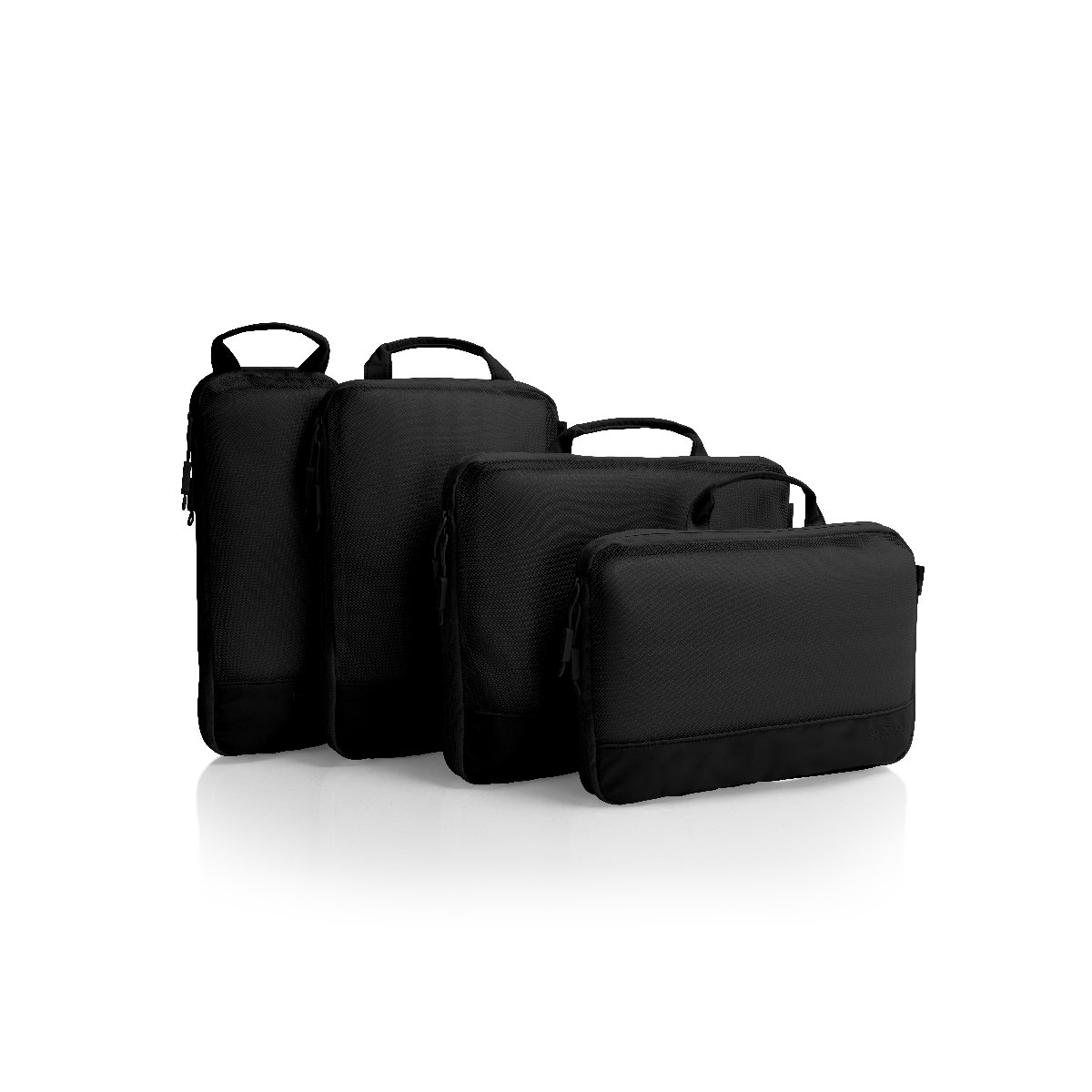 EcoTex - 4pc Kompressionspackwürfel Set in Schwarz von Heys