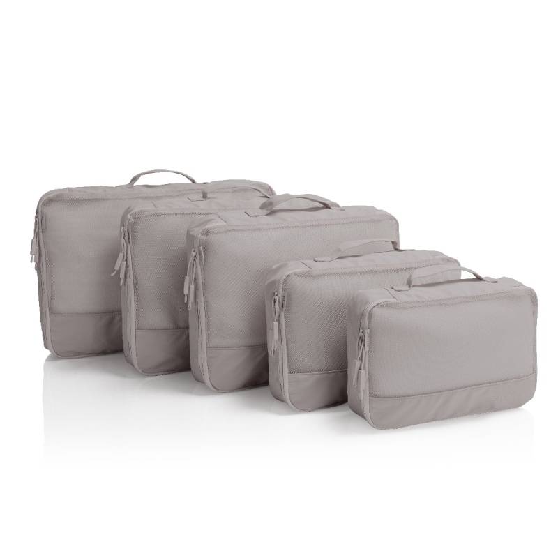 EcoTex - 5pc Packing Cube Set in Beige von Heys